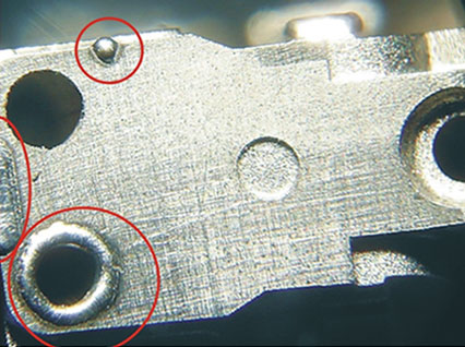 <a href='http://www.xyhw168.com/product/3.htm' class='text_a'>模具激光焊機(jī)</a>修復(fù)模具效果
